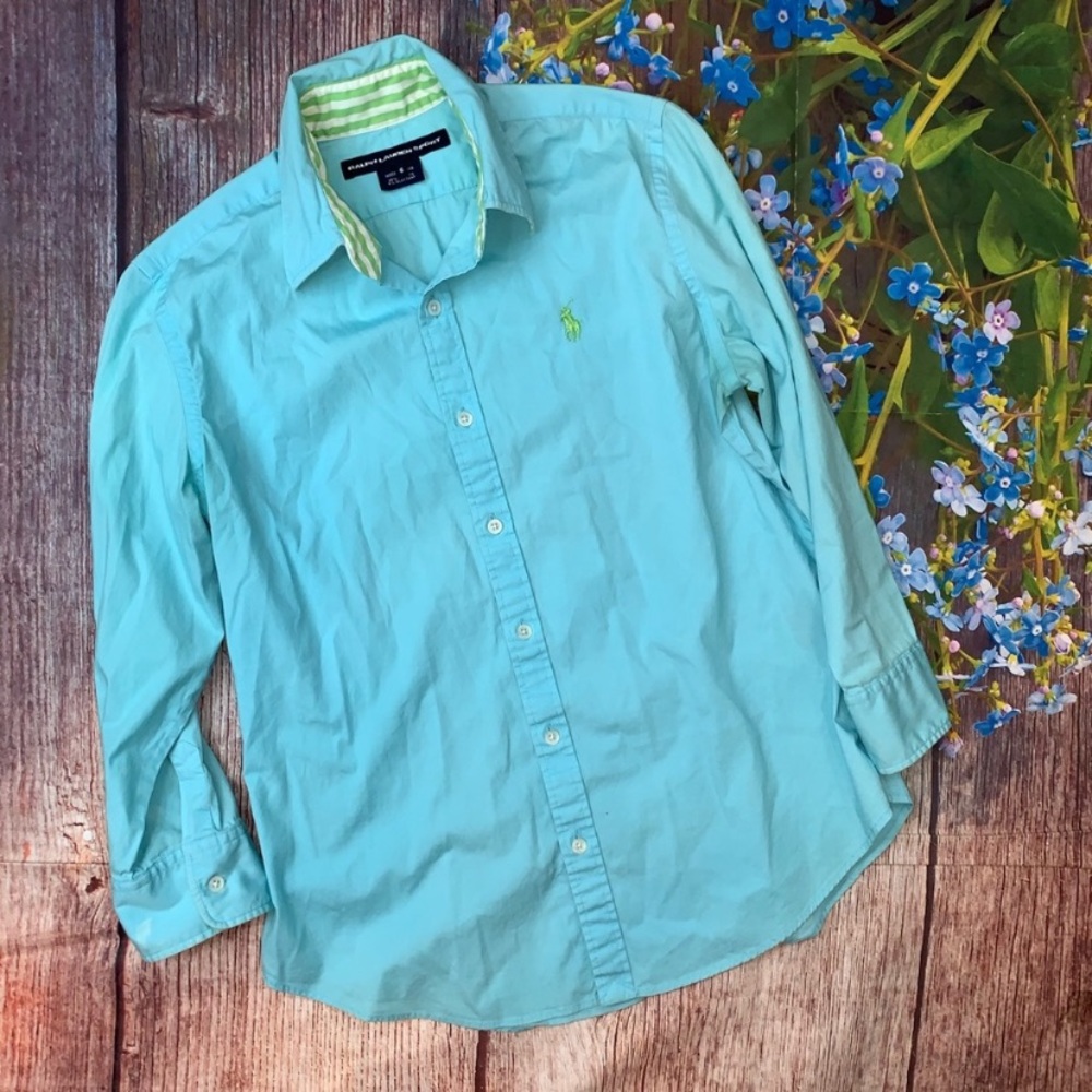 Ralph Lauren Sport Light Blue Women’s Buttoned Top